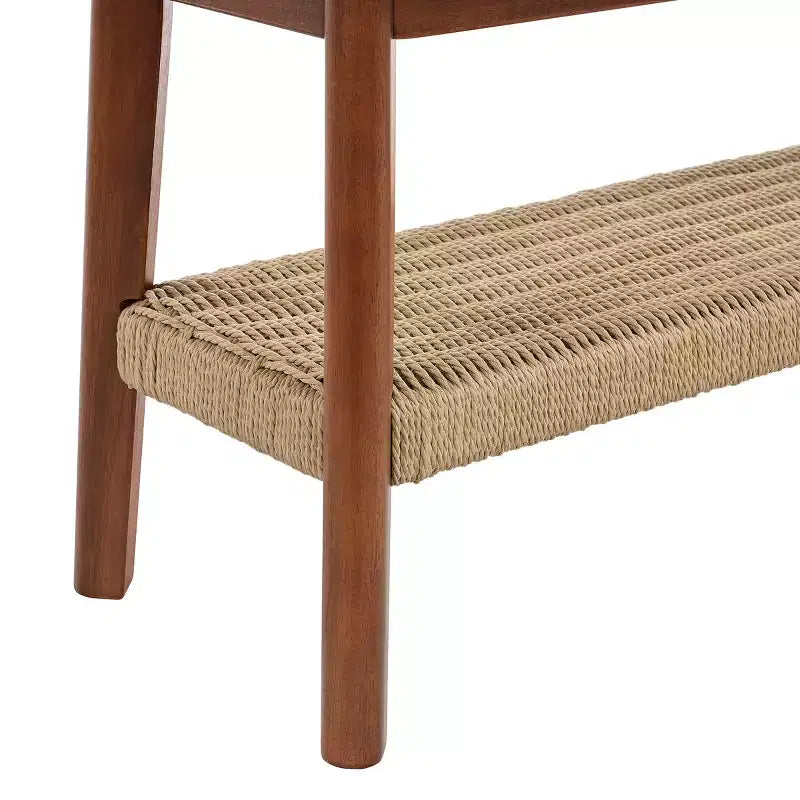 48in Acacia Wood Bench, Chestnut