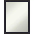 Amanti Art Havana Black Bronze Non-Beveled Framed Bathroom Vanity Wall Mirror