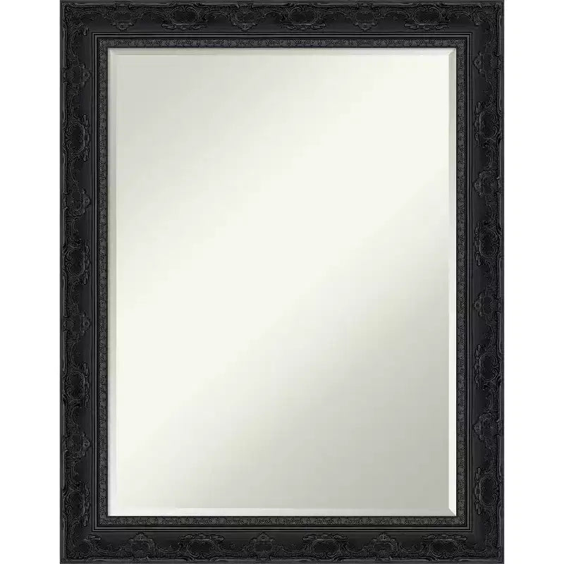 Amanti Art Filigree Half-Inch-Bevel Framed Bathroom Vanity Wall Mirror