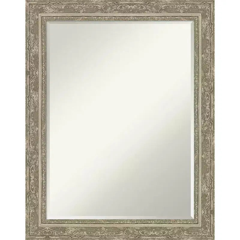 Filigree Half-Inch-Bevel Framed Bathroom Vanity Wall Mirror