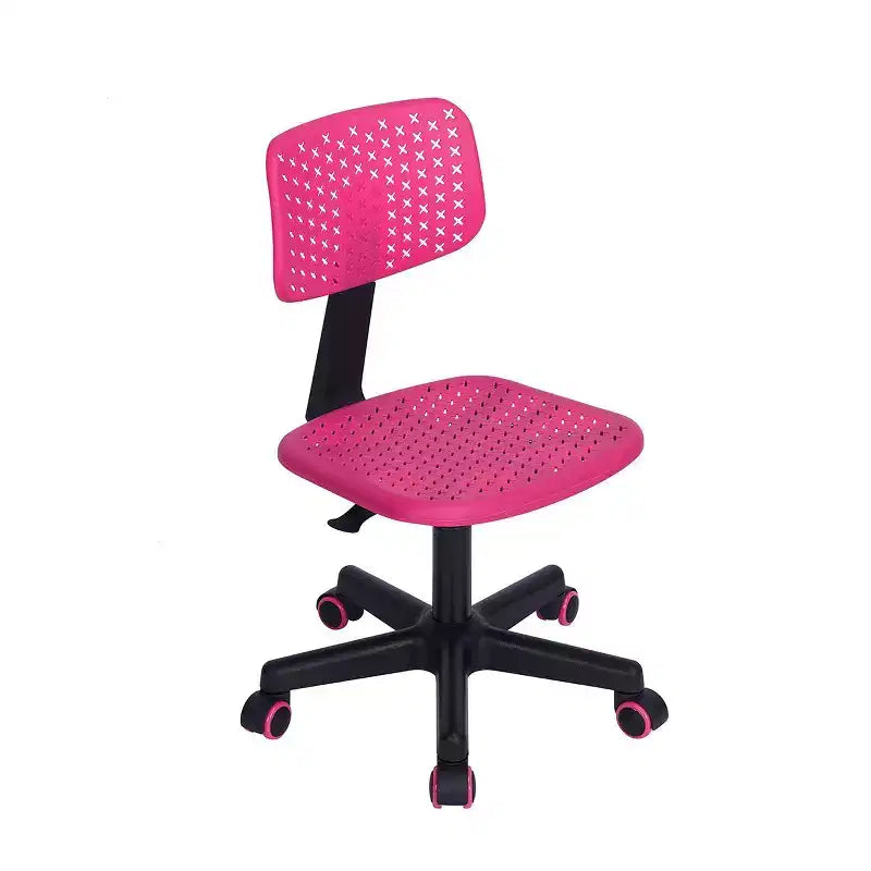 Adjustable Swivel Study Chair for Kids, Dorm & Home Office, Pink