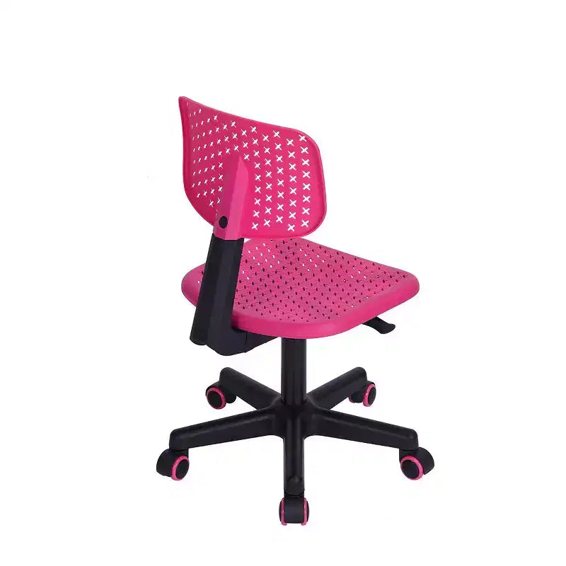 Adjustable Swivel Study Chair for Kids, Dorm & Home Office, Pink