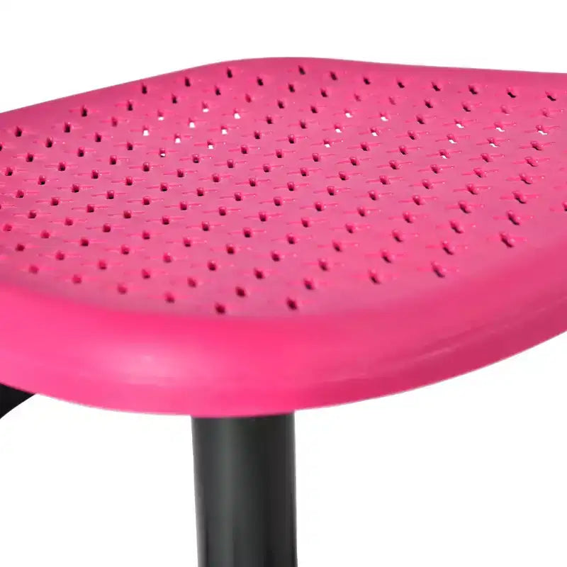 Adjustable Swivel Study Chair for Kids, Dorm & Home Office, Pink