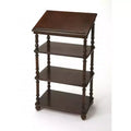 HomeRoots 24 Dark Brown Standing Desk