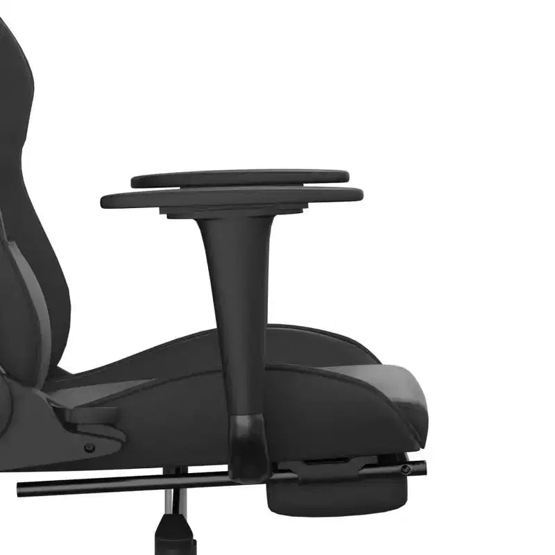 XL Gaming Chair Black and Blue Faux leather, Metal, Plywood Adjustable