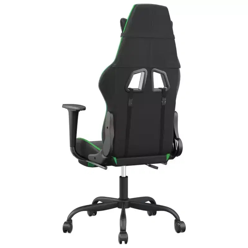 XL Gaming Chair Black and Blue Faux leather, Metal, Plywood Adjustable