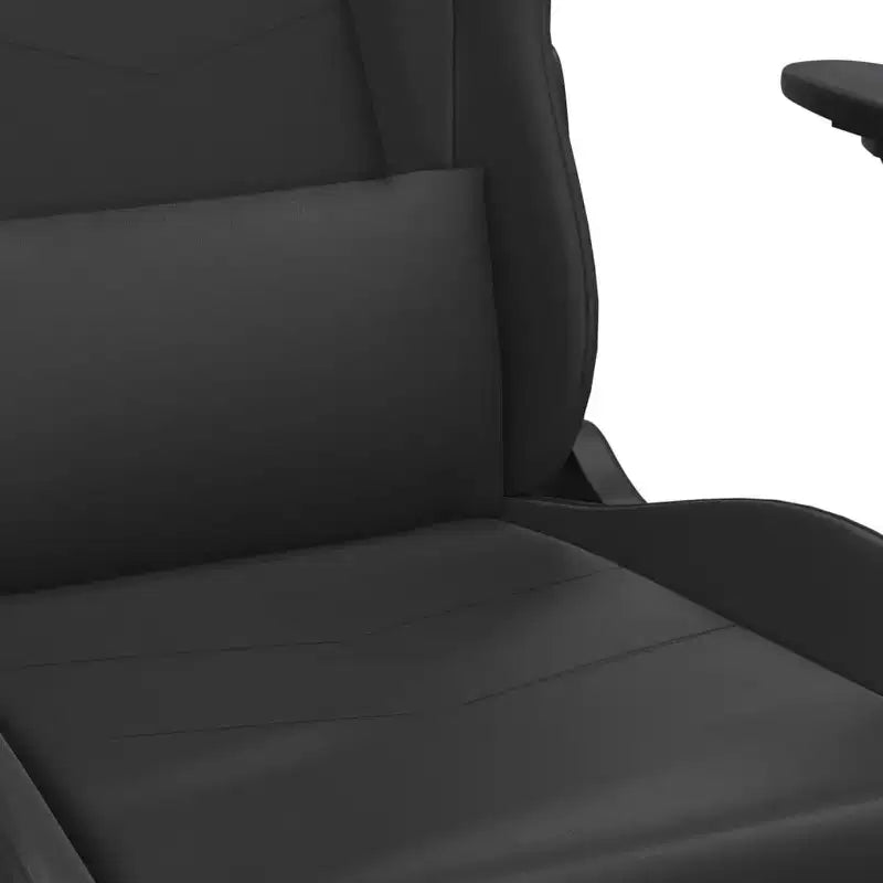 XL Gaming Chair Black and Blue Faux leather, Metal, Plywood Adjustable